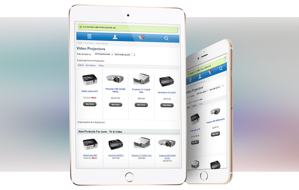 Responsive Product Listing
