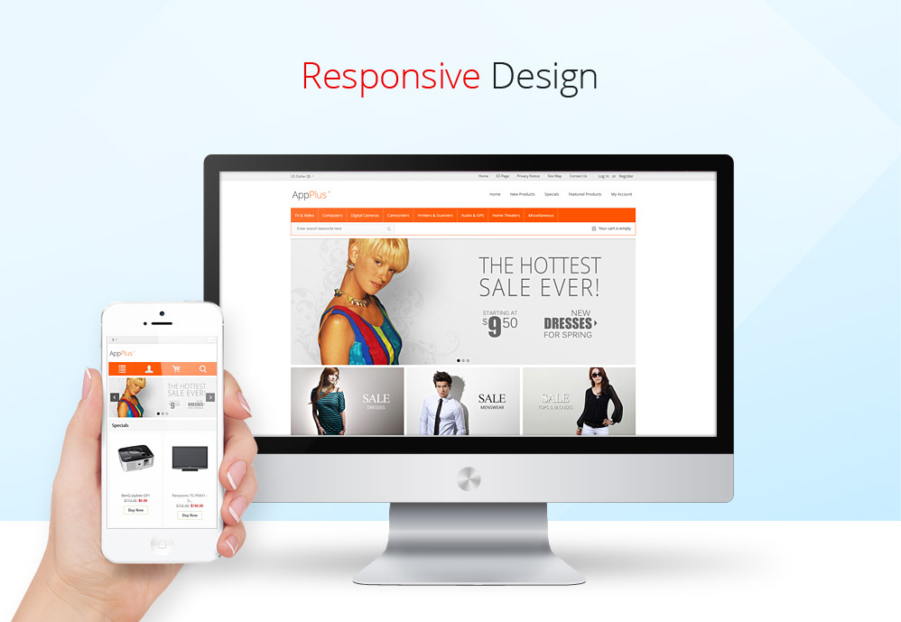 Responsive Zen Cart Theme Design