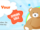 Toy store banner