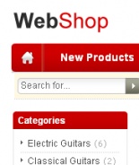 Clean Pure Red ZenCart template free