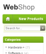 Pure Green free ZenCart template