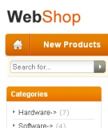 Pure Orange free ZenCart template