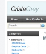 Crista free ZenCart template