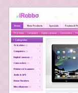 Pink Violet Zen Cart template