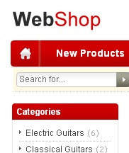 Clean Pure Red ZenCart template free