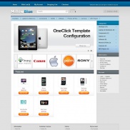 Blue OpenCart Template