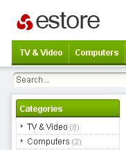 Green ZenCart Template