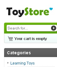 Toys Zen Cart template