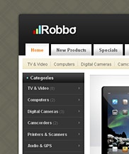 Robbo Zen Cart template