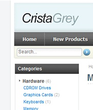 Crista free ZenCart template
